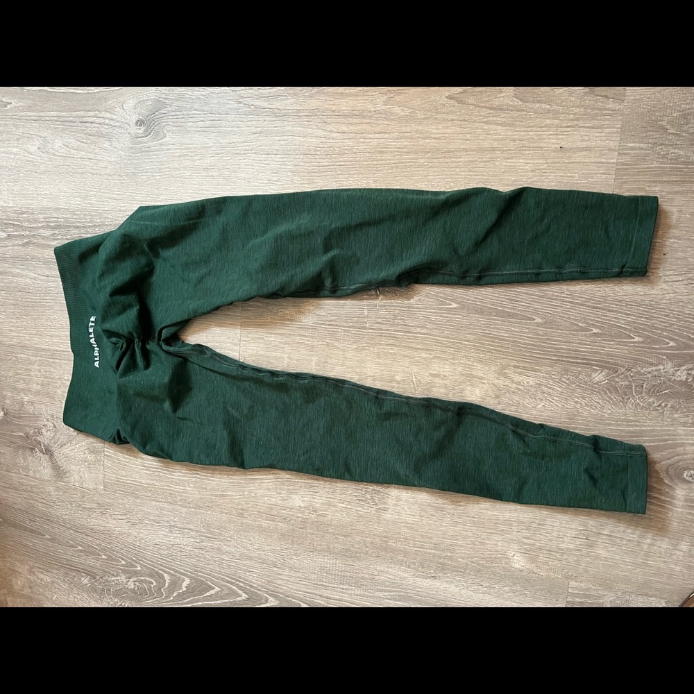 Green alphalete amplify leggings